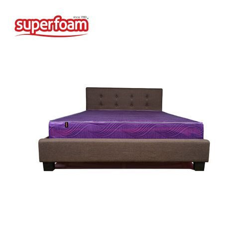 Superfoam Morning Glory High Density Plain Mattress(6 x 6 x 6) - Purple